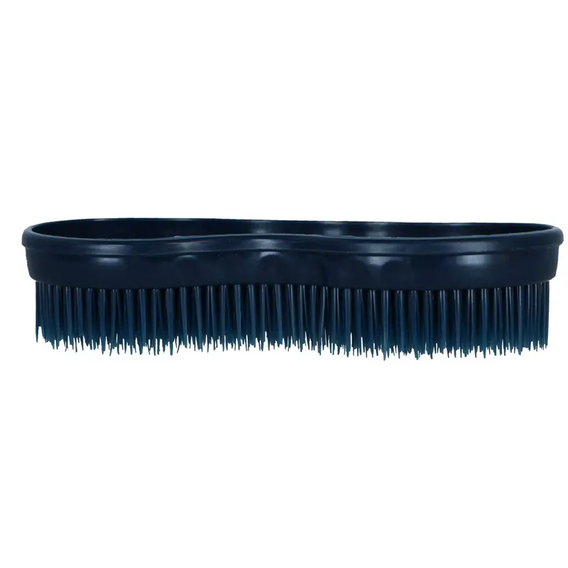 Hippotonic Multi-Use Horse Grooming Brush In Navy Blue 1