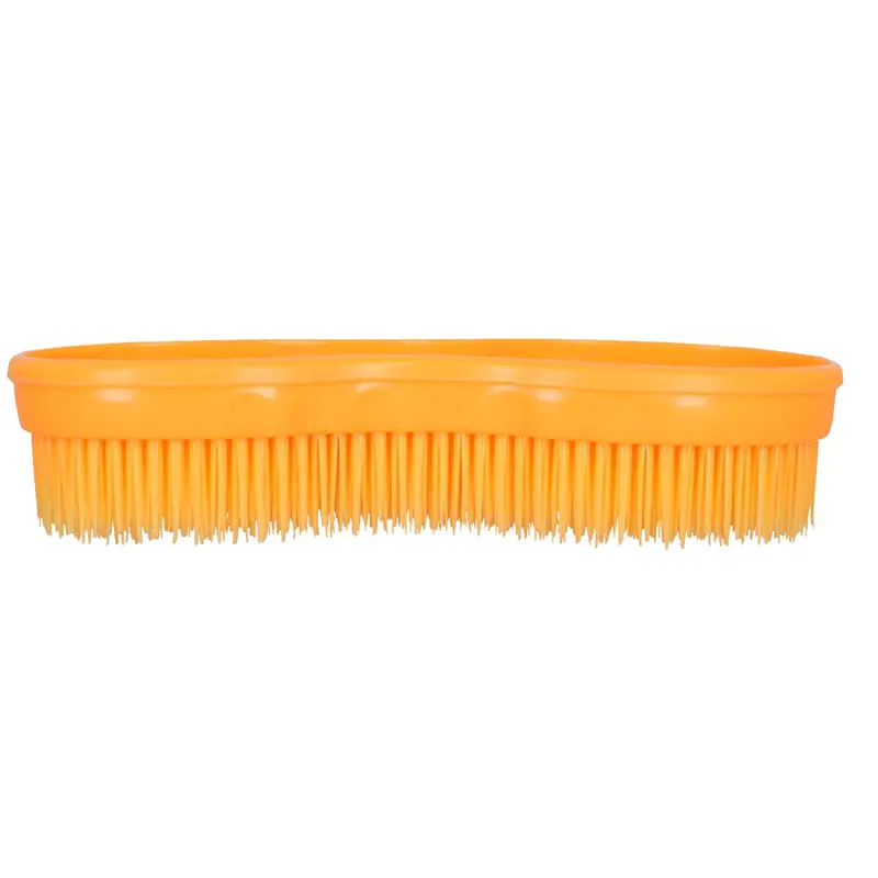 Hippotonic Multi-Use Horse Grooming Brush In Orange 1