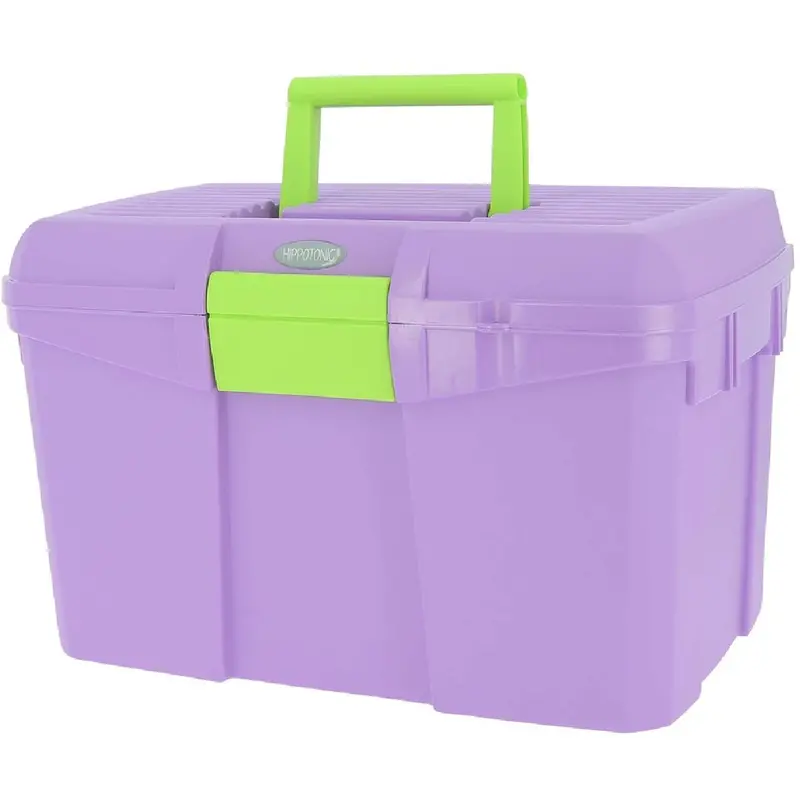 Hippotonic Neon Green & Violet Grooming Tote 1