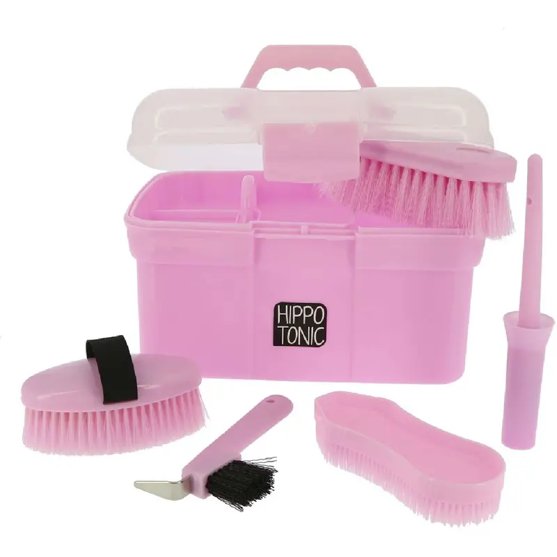 Hippotonic Pink Fleece-Lined Grooming Kit 1