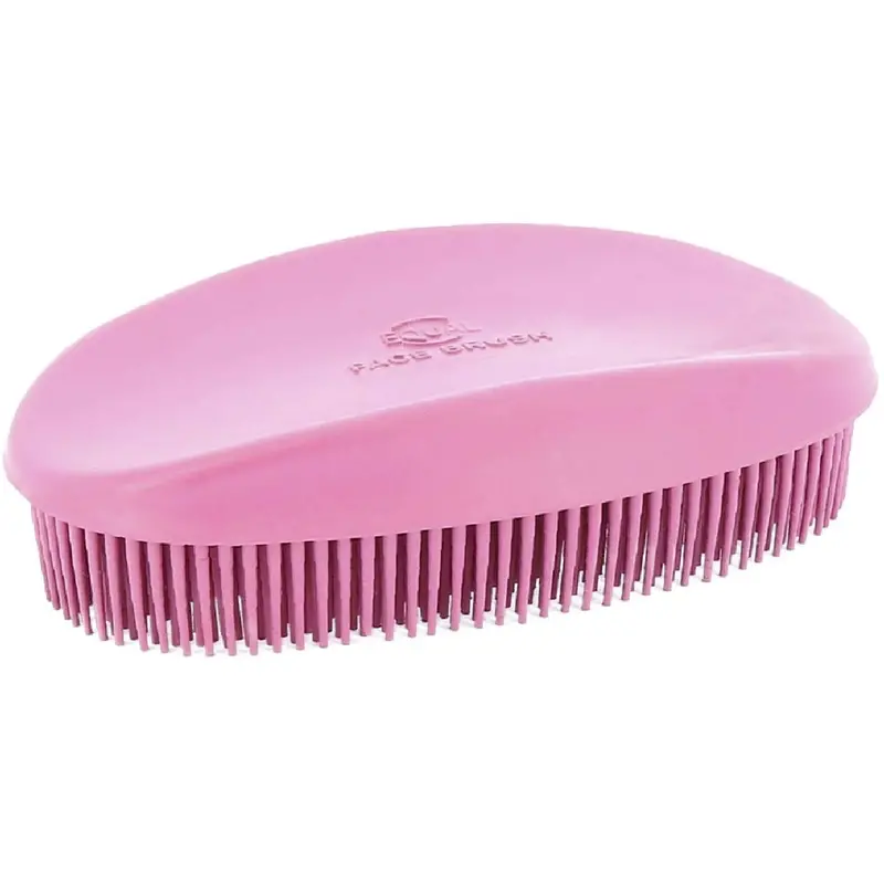 Hippotonic Rubber Horse Brush In Pink 1