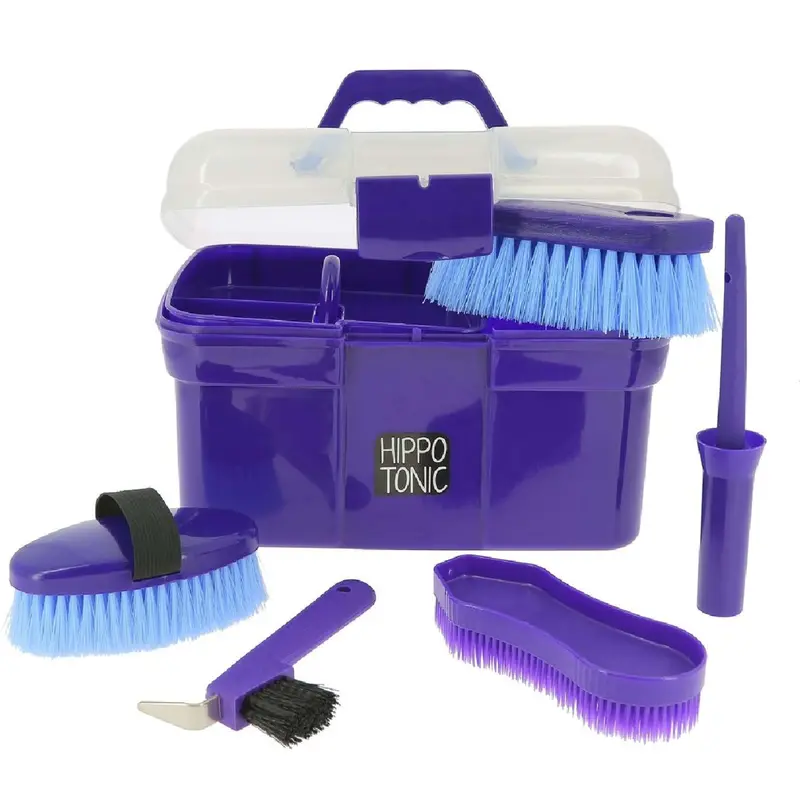 Hippotonic Violet Fleece-Lined Grooming Kit 1