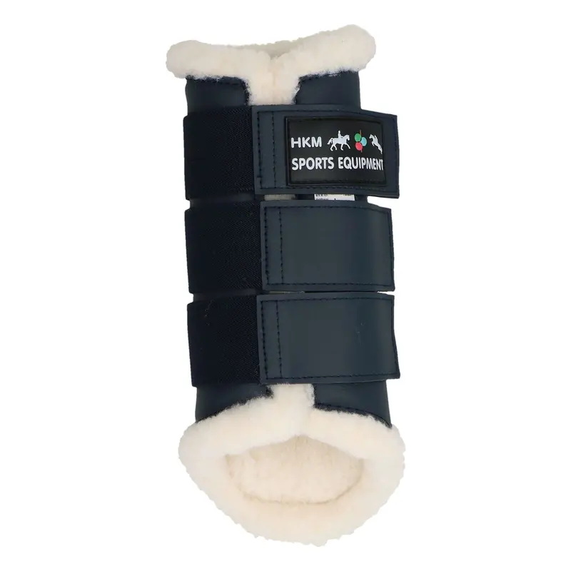 Hkm Comfort Dark Blue Horse Boots 1