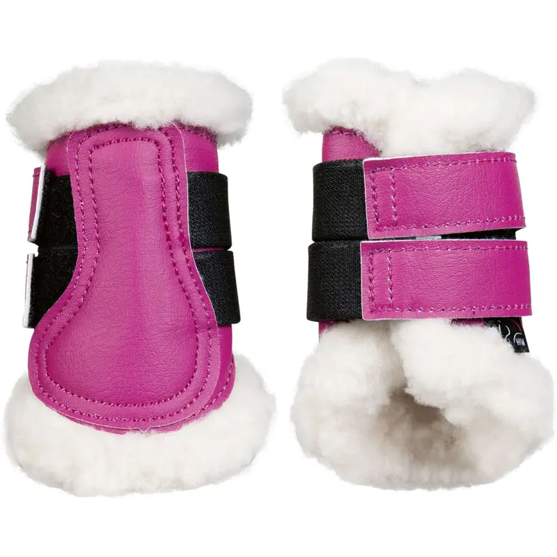 Hkm Comfort Tendon Boots – Heather Purple Ventilated Design 1