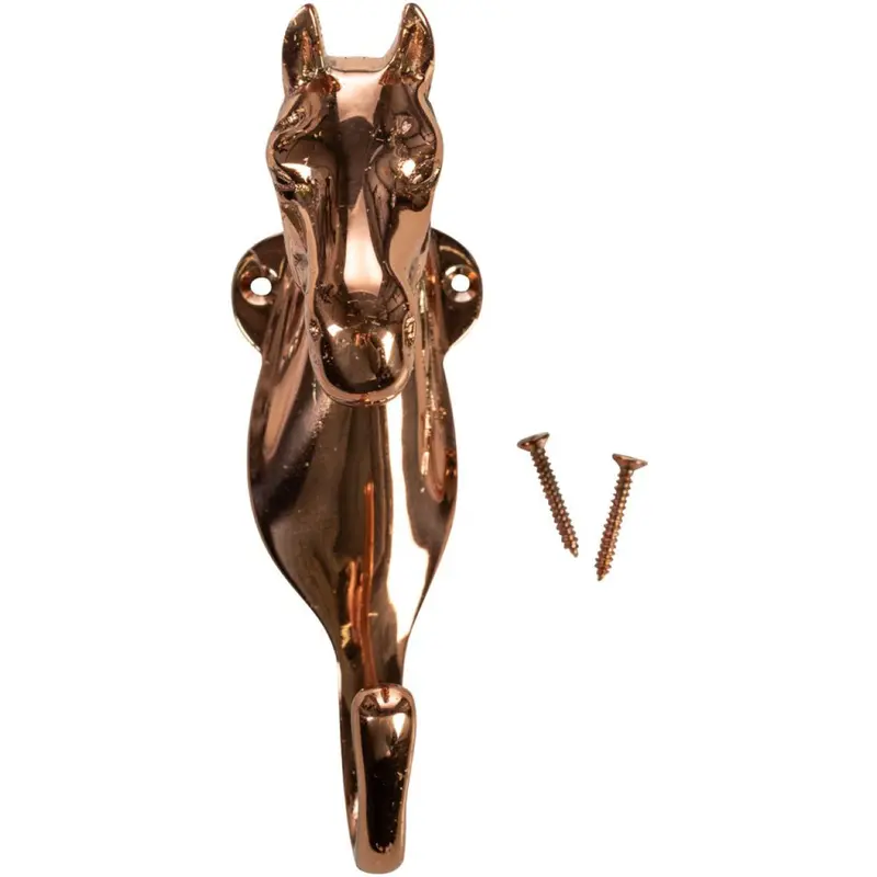 Hkm Copper Horse Head Bridle Holder 1