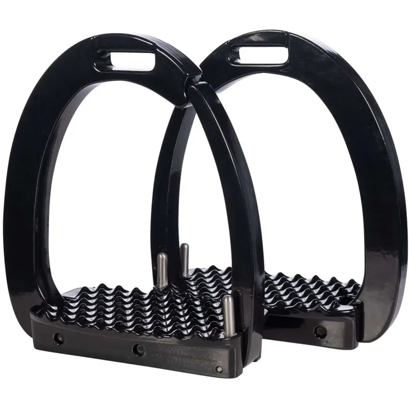 Hkm Emma Safety Stirrups – Black Design 1
