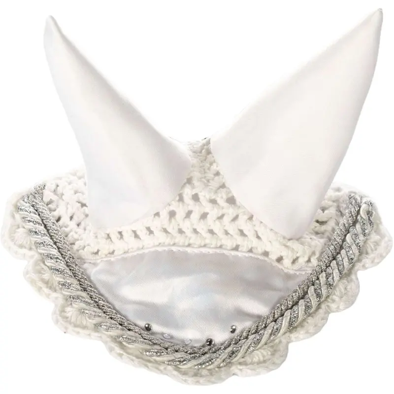 Hkm Hobby Horsing Fly Mask – White Mesh 1