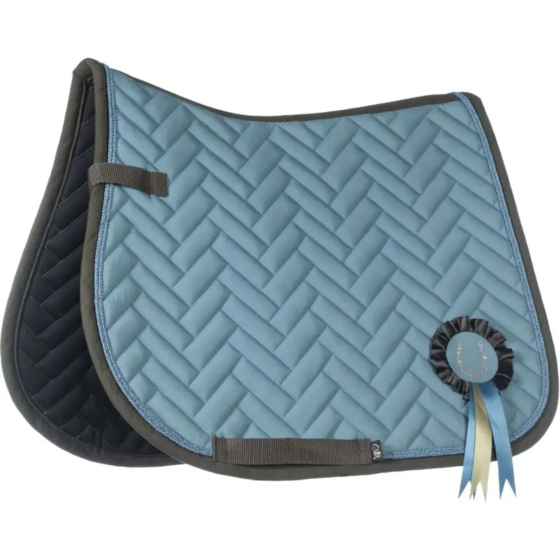 Hkm Nele Dressage Saddle Pad – Smoked Blue 1