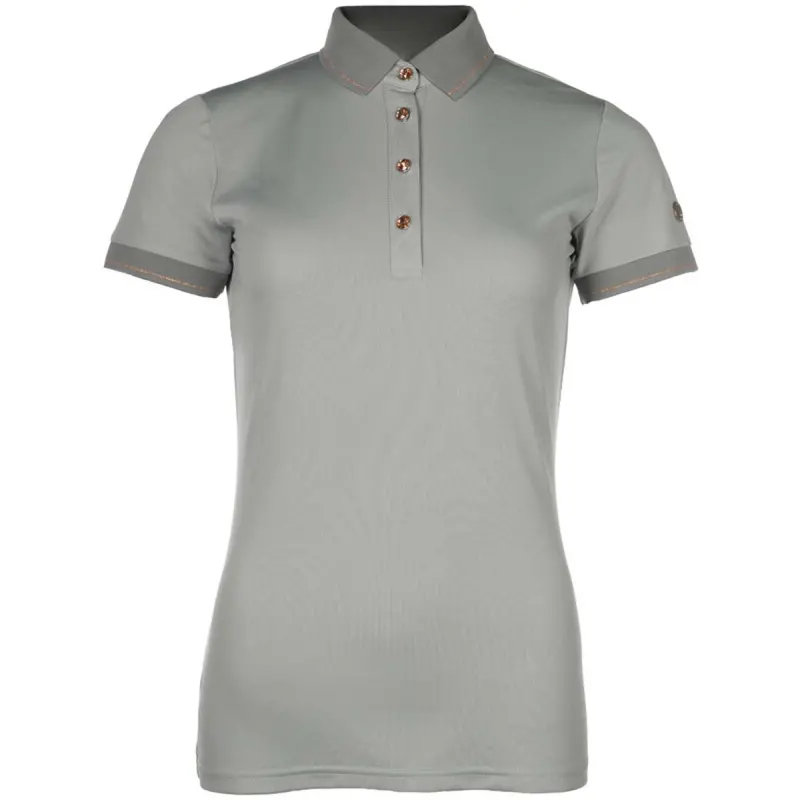 Hkm Rose Gold Glamour Polo Shirt 1