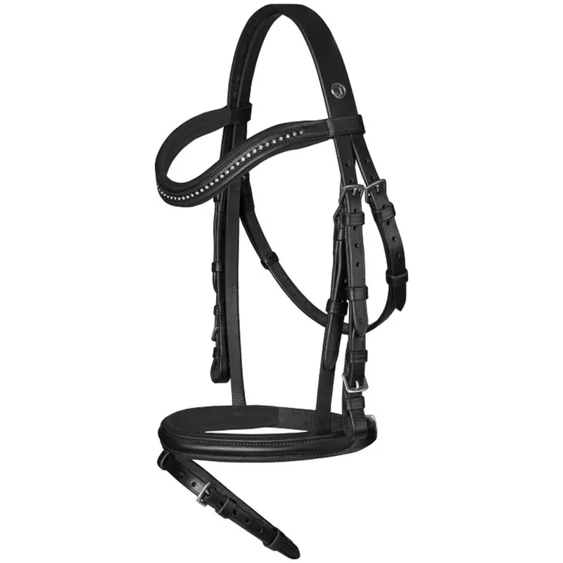 Horka Jolly Bridle In Black-On-Black 1