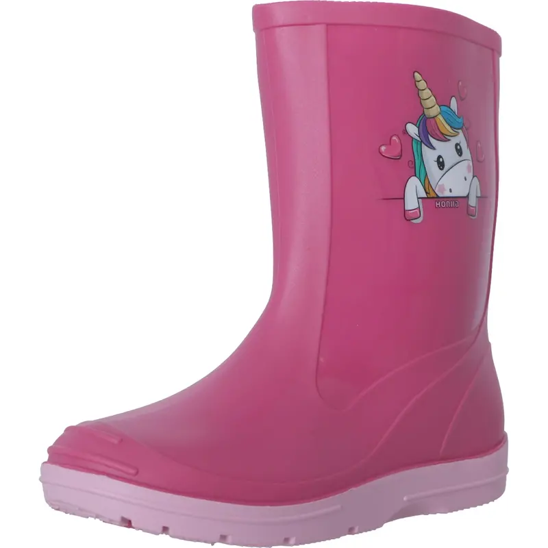 Horka Kids’ Pink Pvc Rain Boots 1