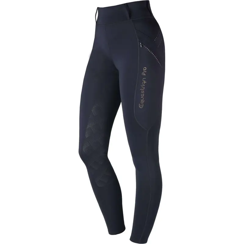 Horka Momentum Blue And Pink Riding Leggings 1