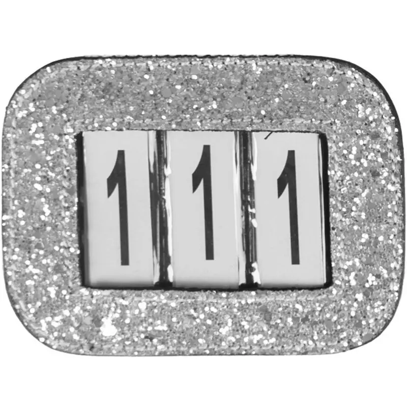 Horka Spark Silver Competition Number Set 1