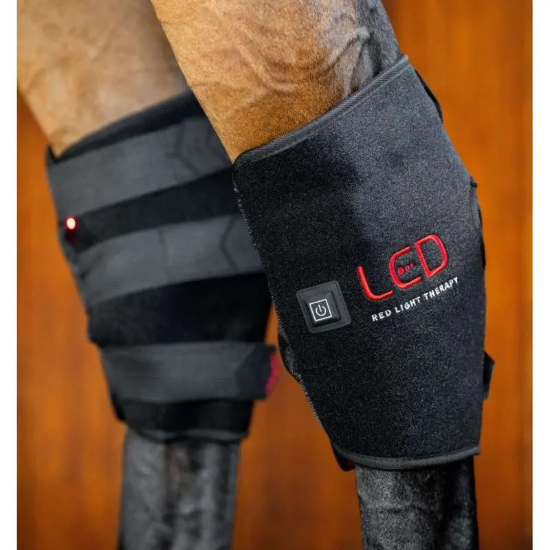 Horseware Led Red Light Therapy Black Left Hock Boot 1