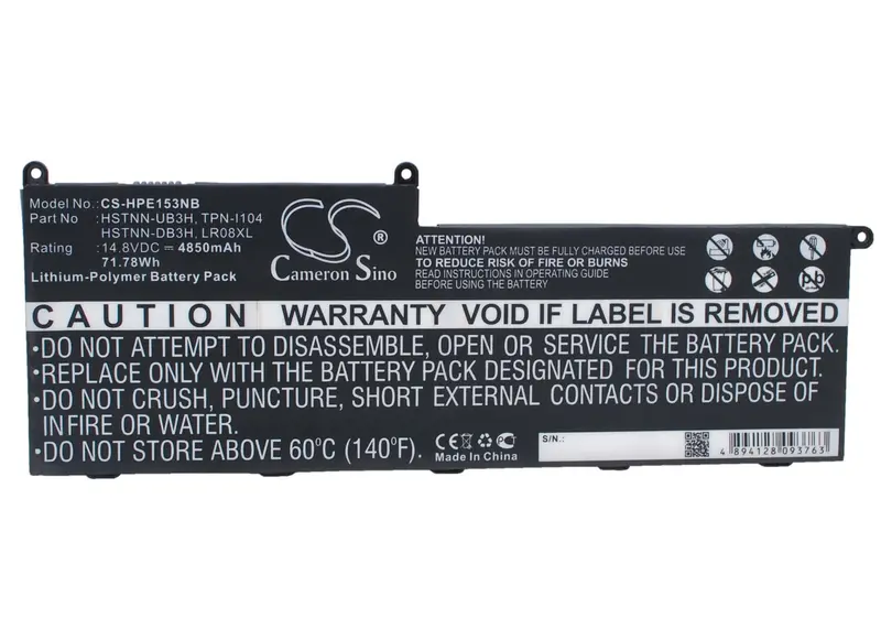 Hp Envy 15-3000/3100/3200 & 15-3300 Laptop Battery – 14.8V, 4850Mah, 71.78Wh 1