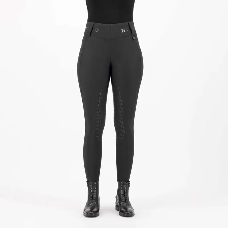 Hv Polo Black Full-Grip Riding Leggings – Favourite Collection 1