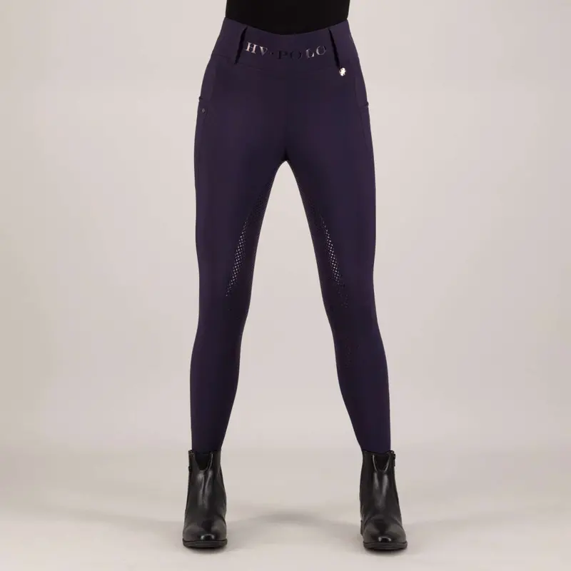 Hv Polo Favourite Full-Grip Riding Leggings - Navy 1