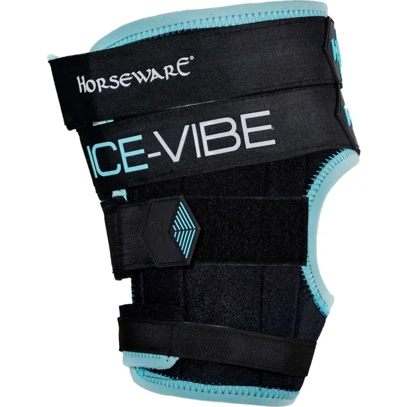 Ice-Vibe Hock Wrap Ii (Pair) – Black & Aqua 1