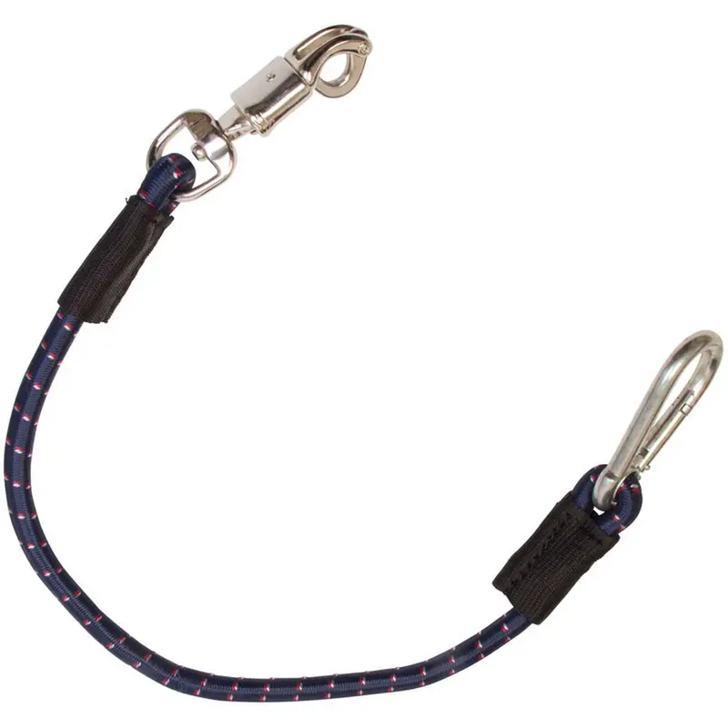 Imperial Riding Elastic Trailer Tie Rope – Red/Navy/White 1