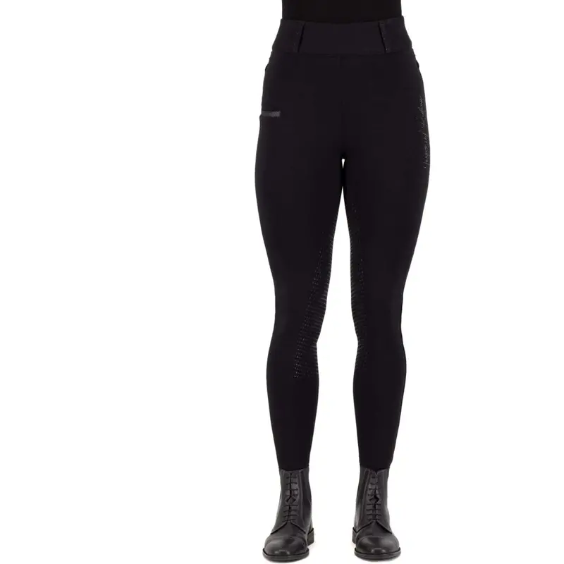 Imperial Riding Irhcomfi Sparks Full-Grip Breeches – Black Performance Leggings 1