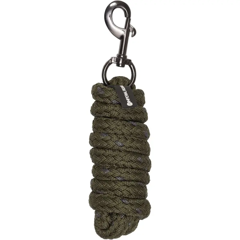 Imperial Riding Irhdeluxe Halter Rope With Olive Green Snap Hook 1