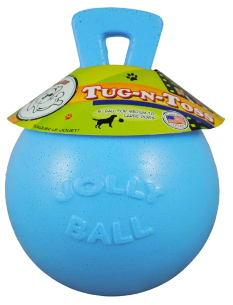 Jolly Ball Tug-N-Toss – Baby Blue 1