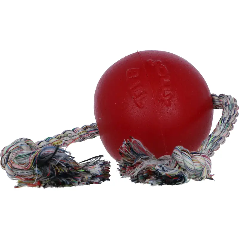 Jolly Pets Romp-N-Roll Chew Toy – Red 1