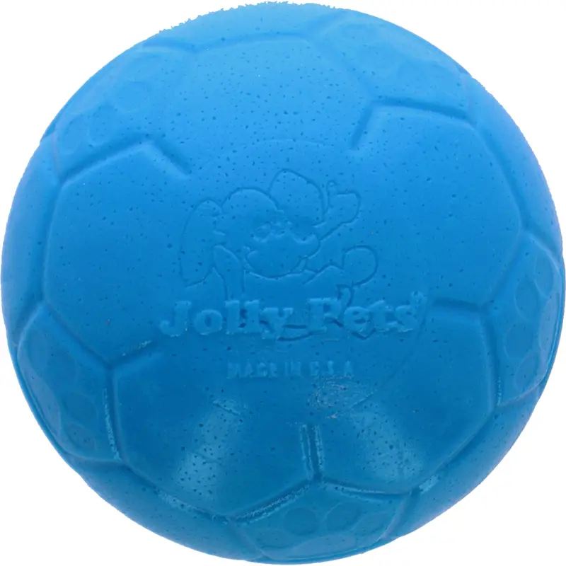 Jolly Pets Soccer-Style Chew Ball – Ocean Blue 1