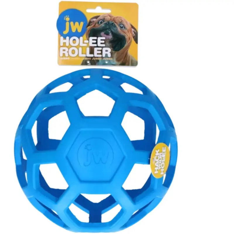 Jw Hol-Ee Roller Jumbo Dog Toy – Blue 1