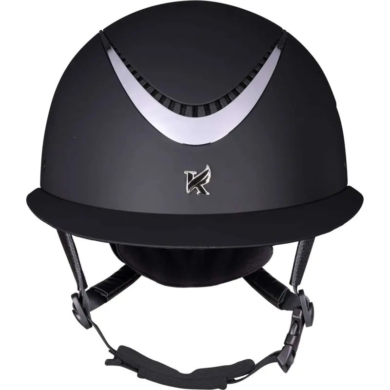 Karben By Shires Elisa Ellipse Helmet – Black & Silver 1
