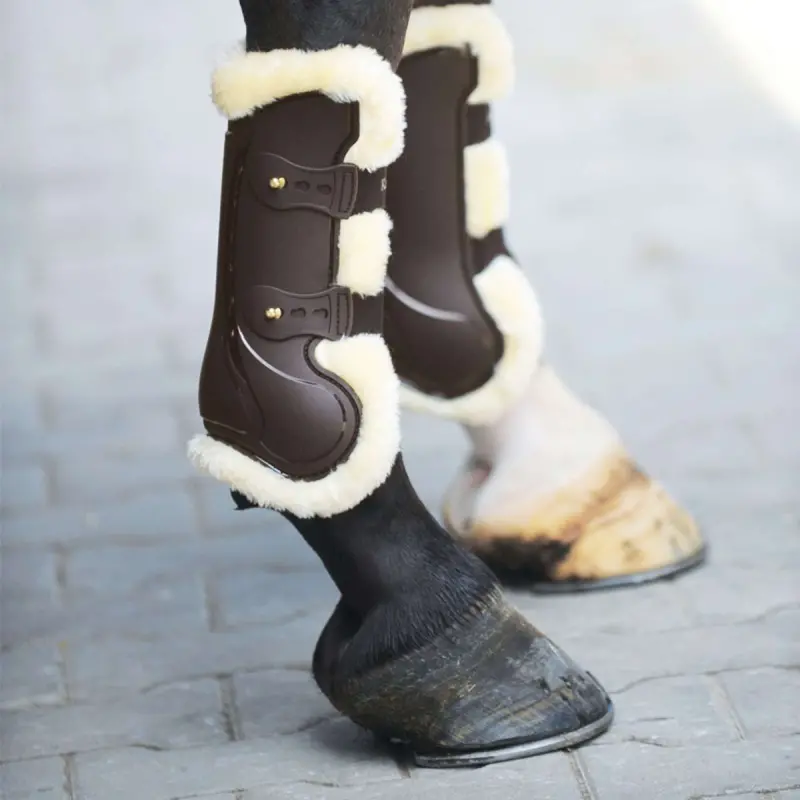 Kavalkade Brown Compete 'N Wool Tendon Boots 1