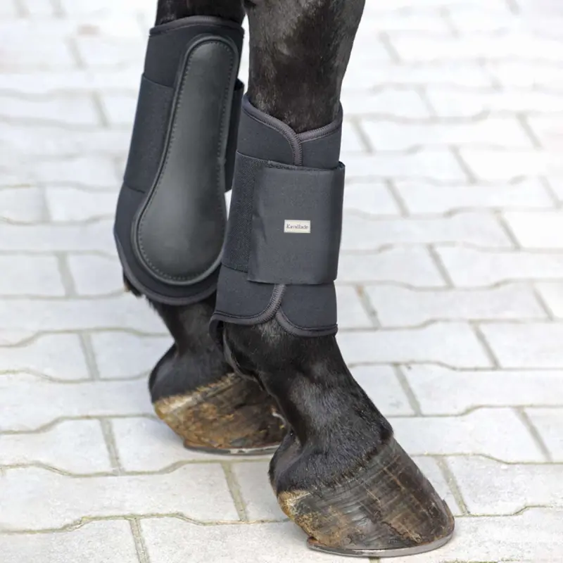 Kavalkade Closed-Top Softy Horse Boots For Hind Legs – Black 1