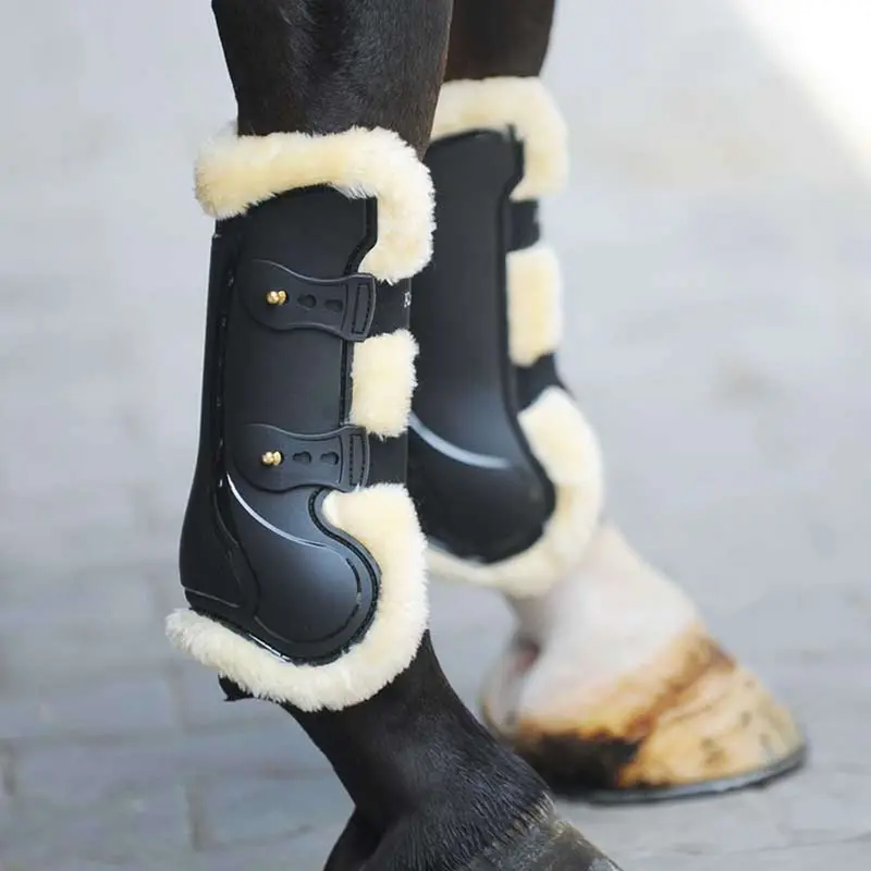 Kavalkade Compete Wool-Blend Black Tendon Boots 1