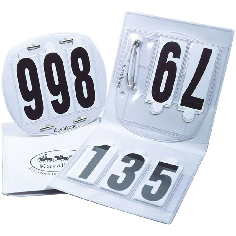 Kavalkade Competition Start Number Tags 1