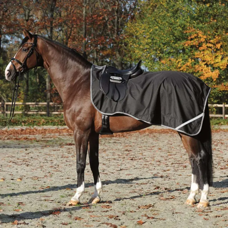 Kavalkade Rain Sheet For Horses – Black 1