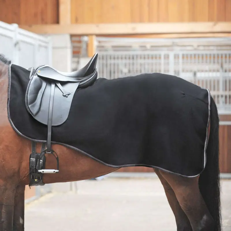 Kavalkade Work Fleece Hindquarter Cover In Black 1