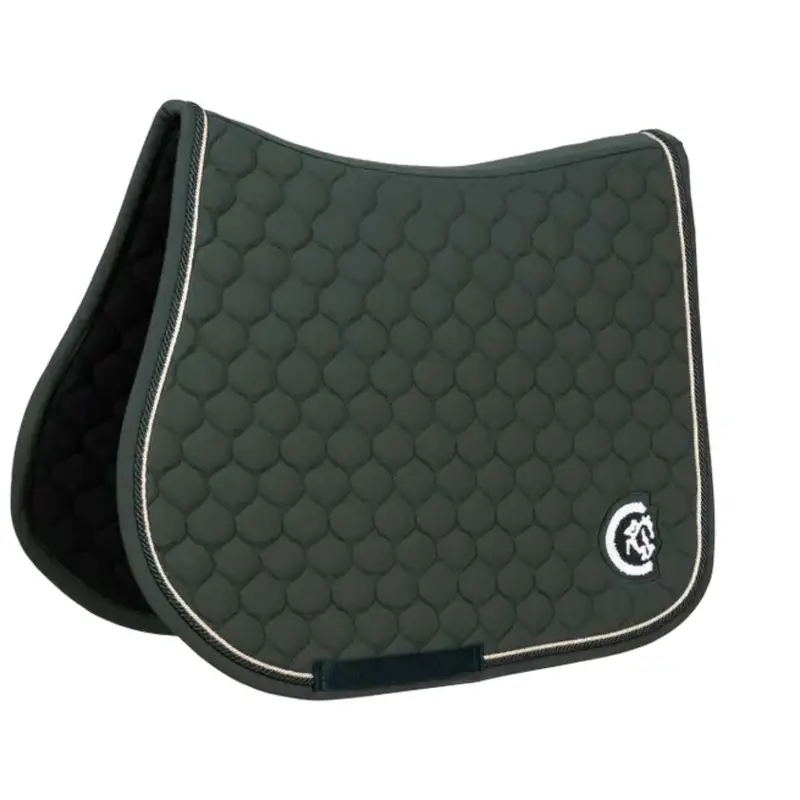 Kentucky Horsewear 3D Logo Onion Quilt Dressage Saddle Pad In Pine Green 1