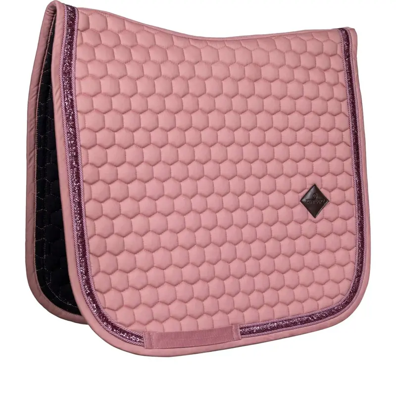 Kentucky Horsewear Glitter Dressage Saddle Pad In Fuchsia 1
