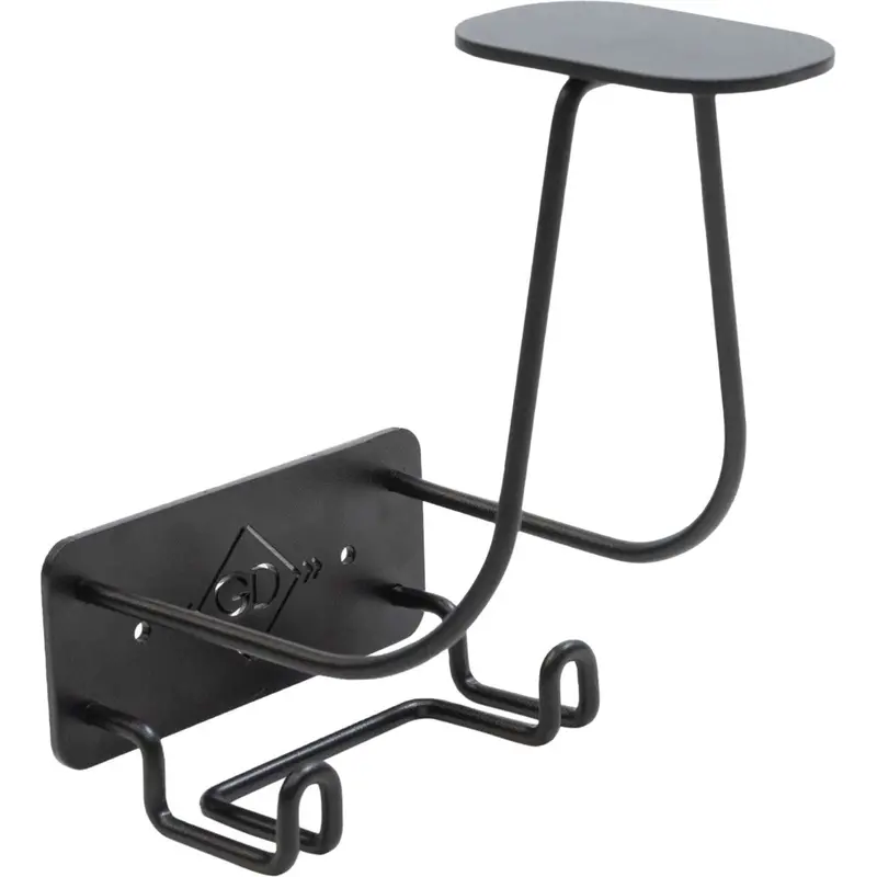 Kentucky Horsewear Helmet Hook – Steel Wall Mount, Black 1