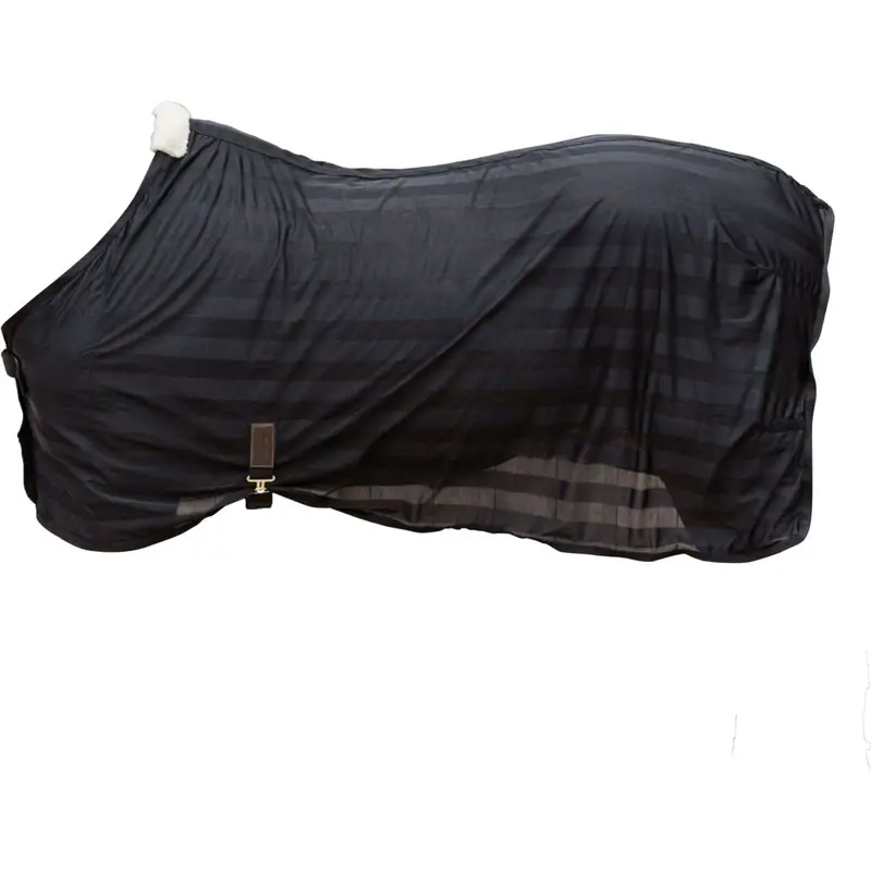 Kentucky Horsewear Lightweight Striped Mesh Fly Sheet In Black 1