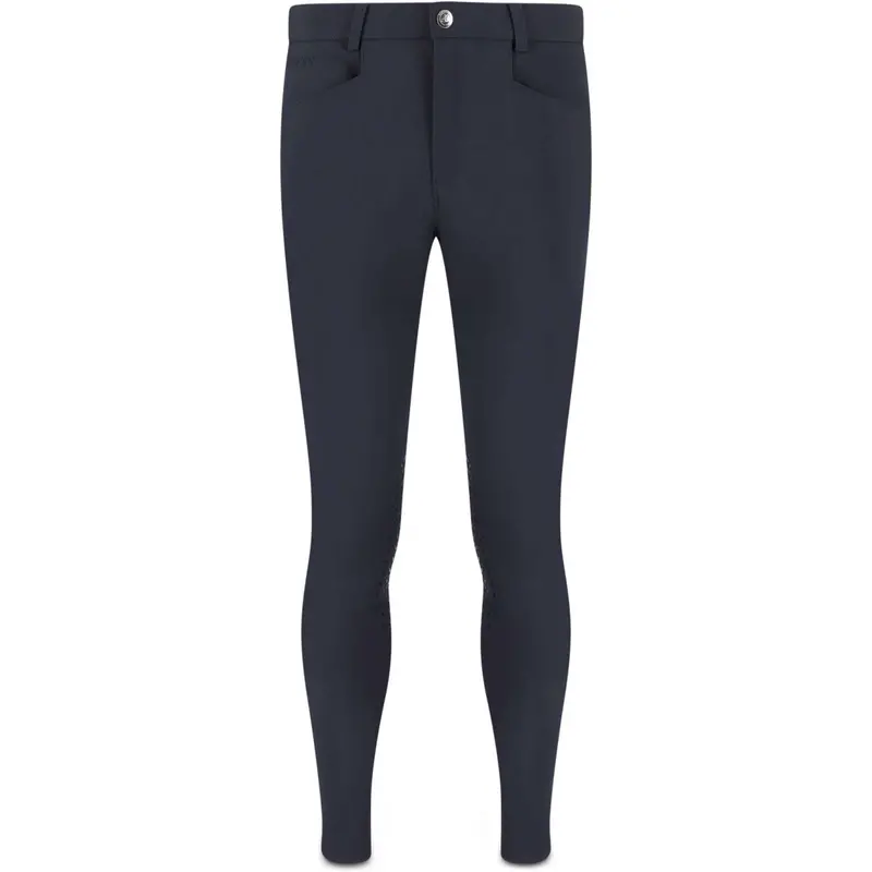 Kentucky Men'S Riding Trousers With Knee Grip – Navy Blue 1