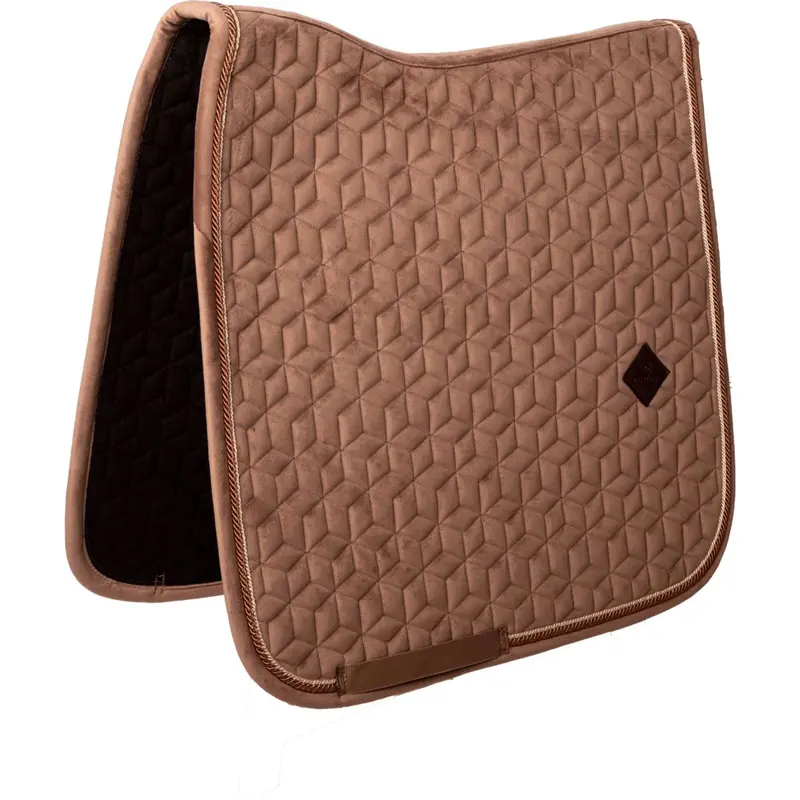 Kentucky Velvet Dressage Saddle Pad In Beige 1