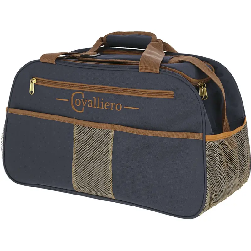 Kerbl Navy-And-Camel Grooming Tote 1