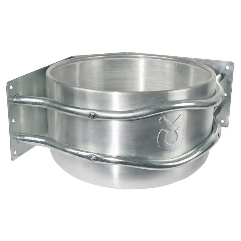 Kerbl Round-Angle Aluminum Hay Feeder 1
