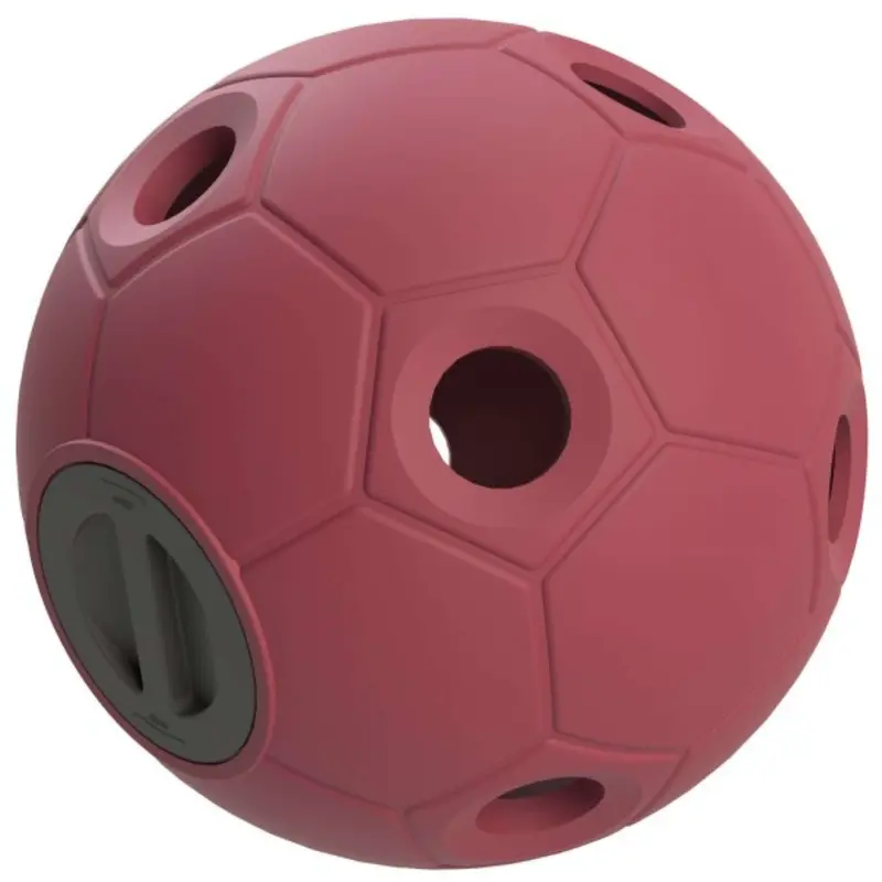 Kerbl Soccer-Style Forage Toy In Pink 1