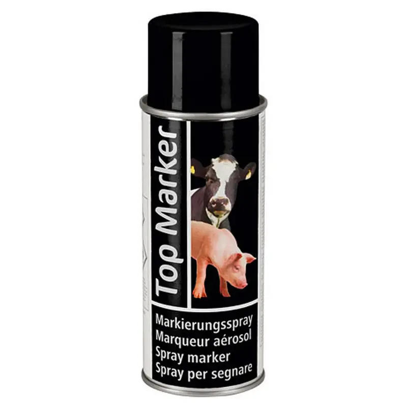 Kerbl Topmarker Black Cattle Marking Spray 1