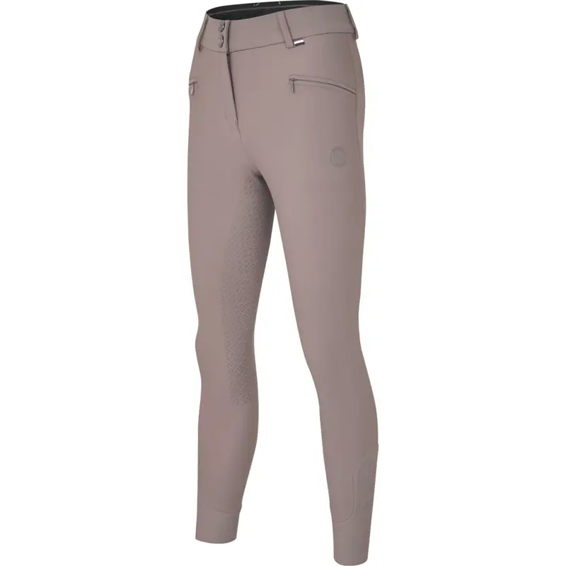 Kingsland Klkerry Seamless Full-Grip Riding Tights In Brown Iron 1