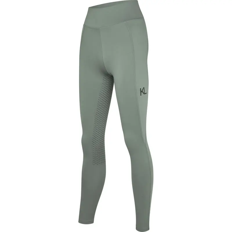 Kingsland Kllorella F-Tec 5 Full-Grip Riding Leggings – Green Agave 1