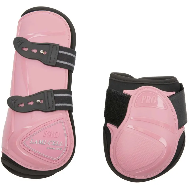 Lami-Cell Pink Tendon And Fetlock Support Boots 1