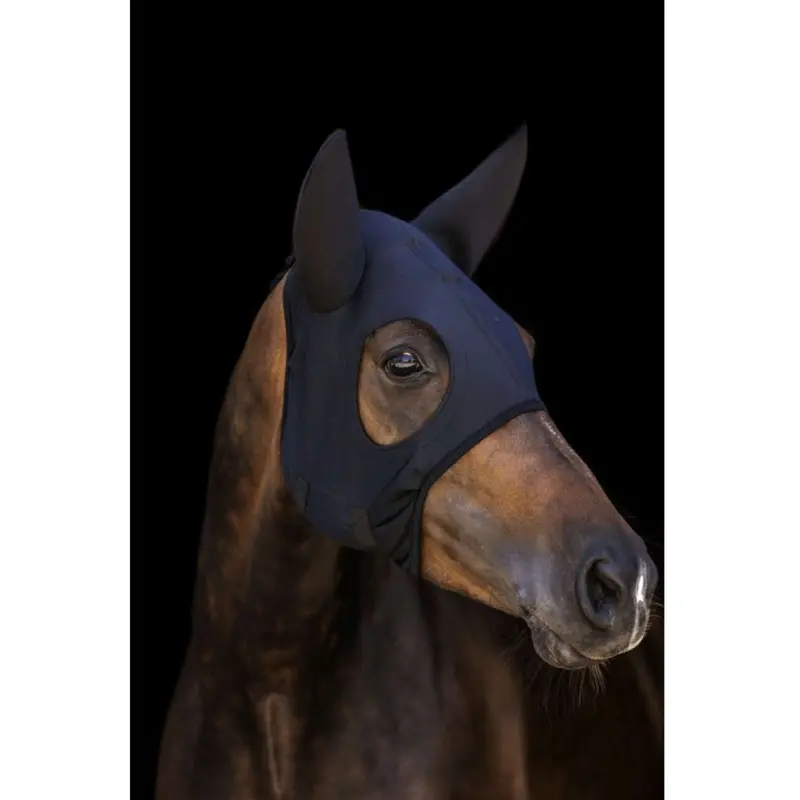 Lami-Cell Titanium Fly Mask With Ears In Black 1